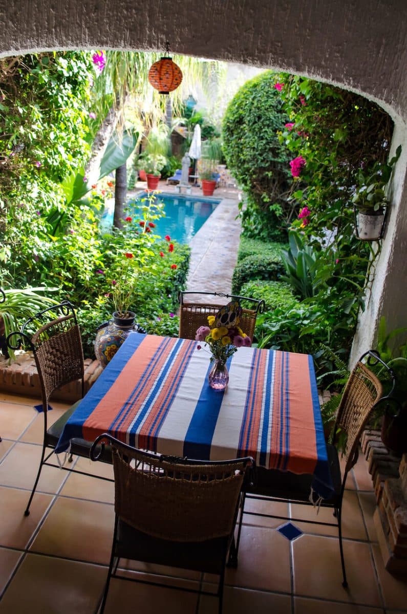 Casa Flores garden patio